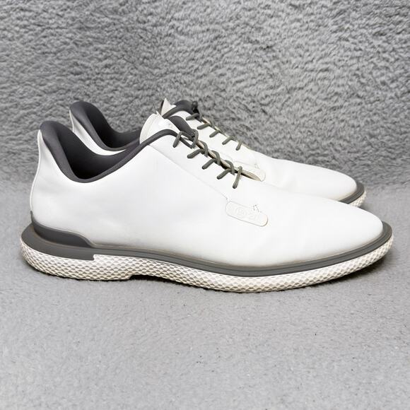 G/FORE Gallivan2R Mens Size 13 Golf Shoes Snow Charcoal Spikeless GMF000058 - Picture 1 of 9